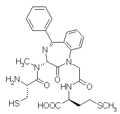 Display the FTase - BZA-2B complex