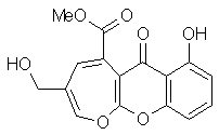 Display the FTase - fusidienol complex