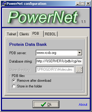 PDB configuration