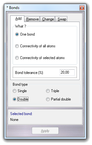 Add bonds