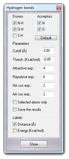 Hydrogen bonds