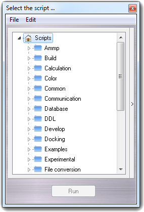 Script manager