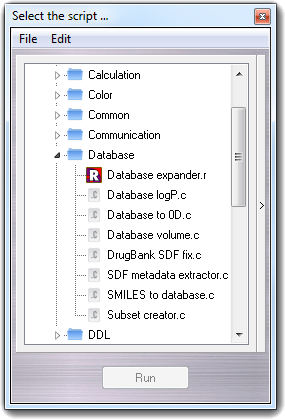 Exploring the scripts directory